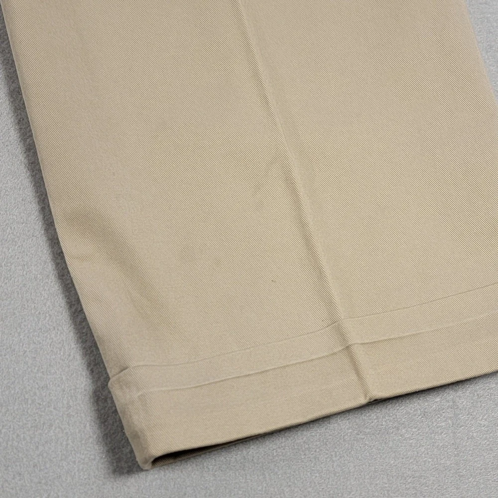 Polo Ralph Lauren Preston Pant Khaki Cuffed Chino Pants Tan Men's 32x28 Cotton